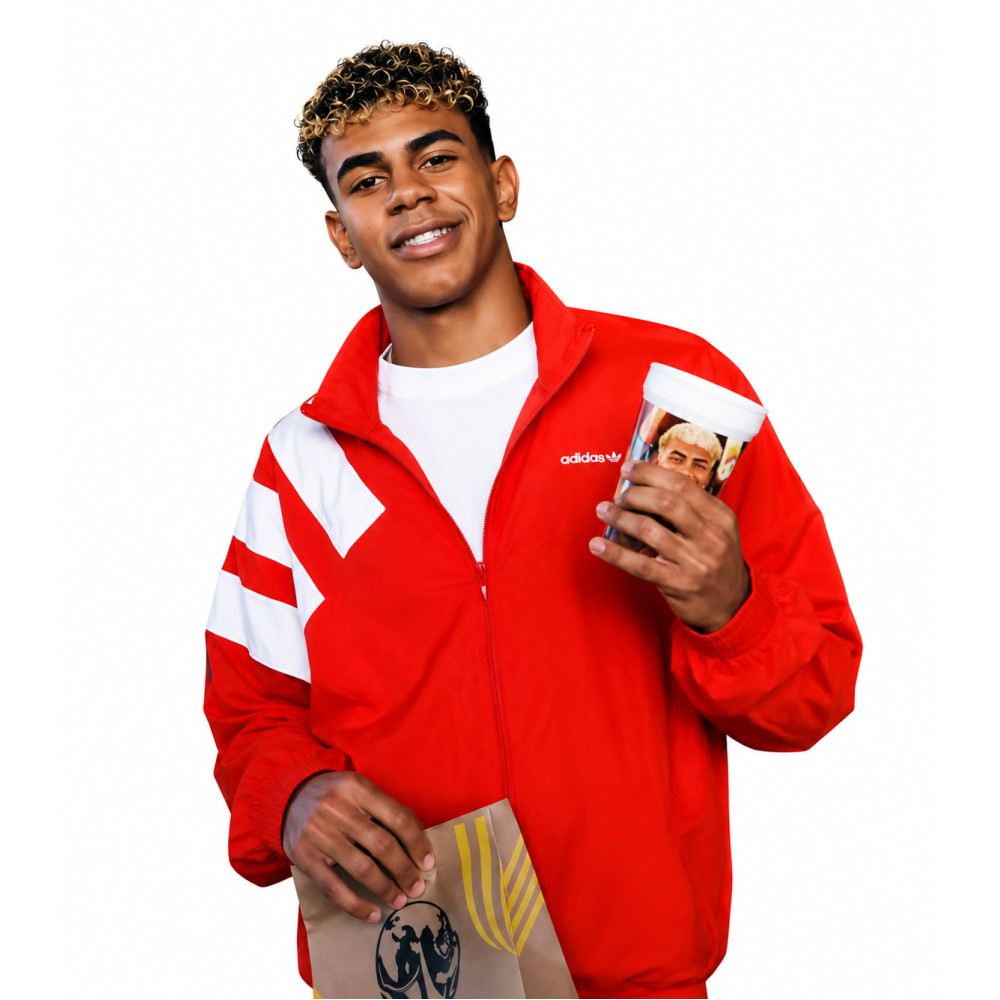 Lamine Yamal Red Track Jacket | America Suits